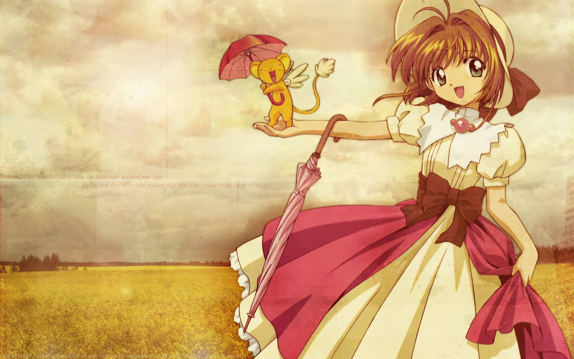 Cardcaptor Sakura Remembrance Dress Art Background