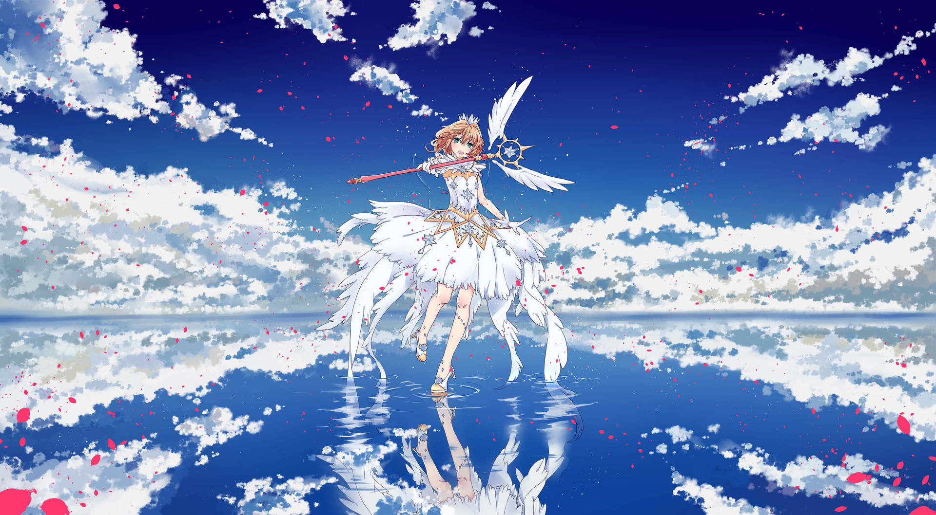 Cardcaptor Sakura Sky Illustration Background