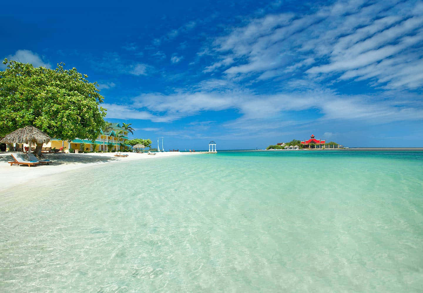 Caribbean Paradise Beach Background
