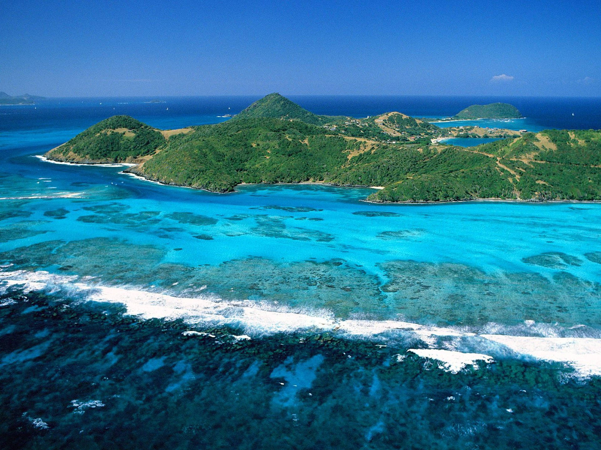 Caribbean Sea Scenery Background