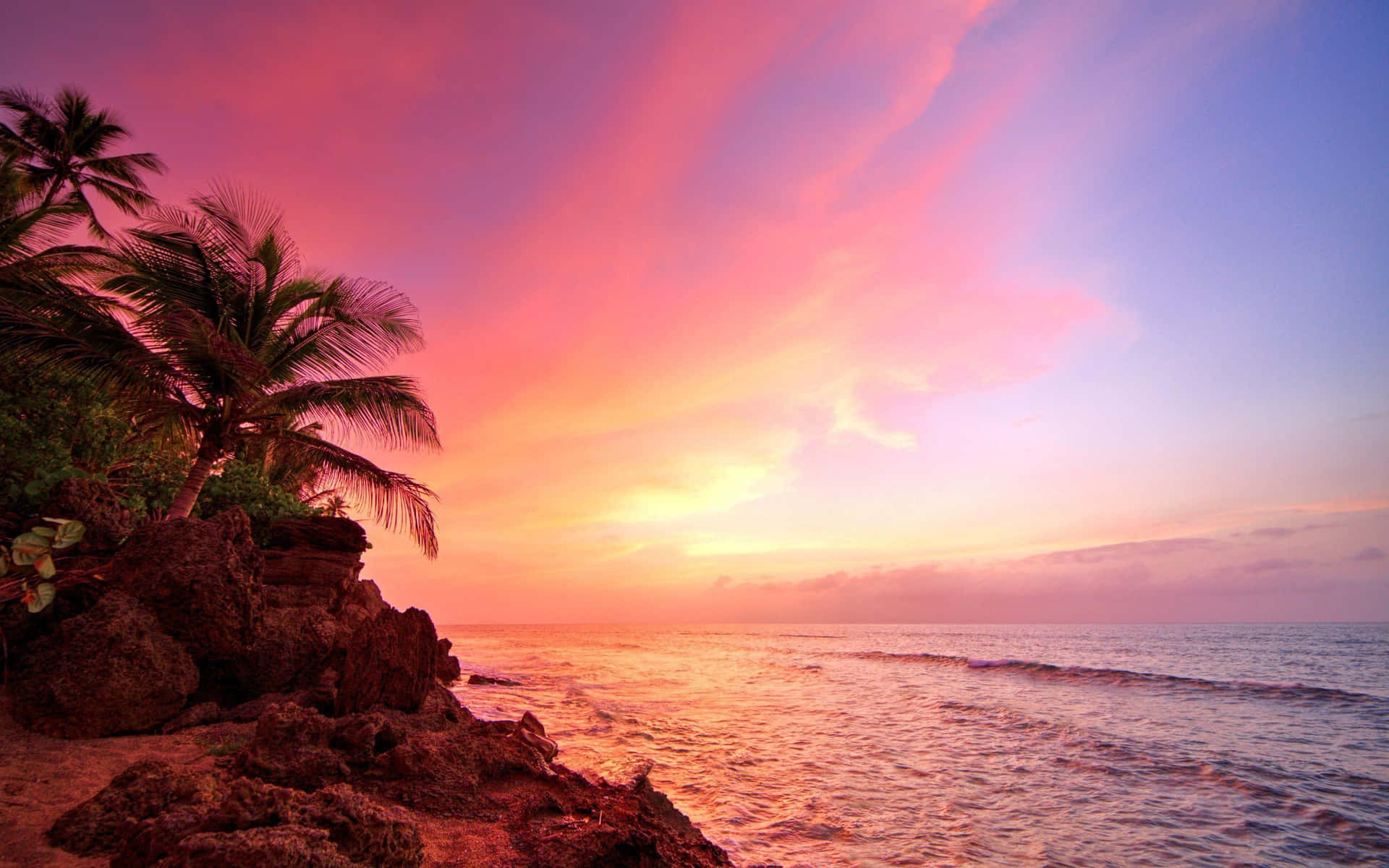 Caribbean Sunset Paradise