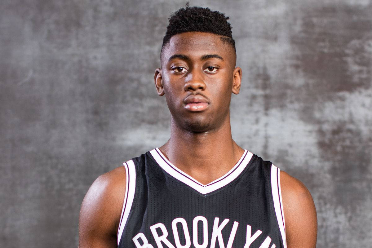 Caris Levert Against Cement Wall Background