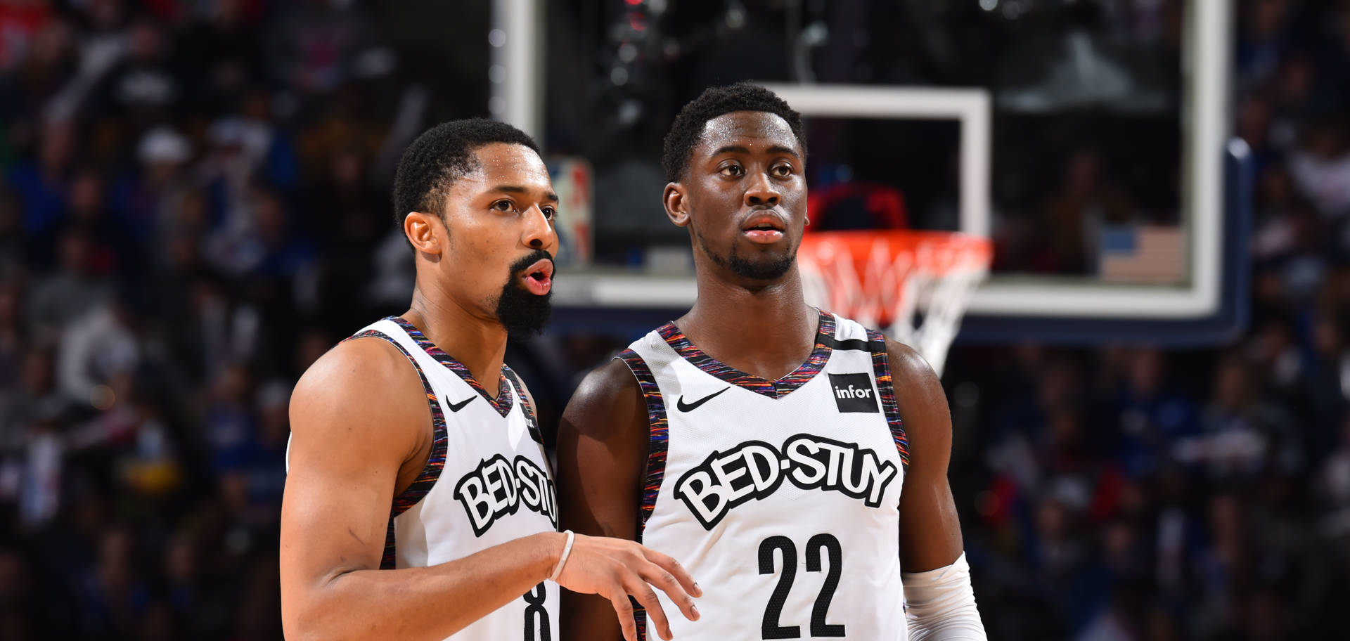 Caris Levert And Spencer Dinwiddie Background