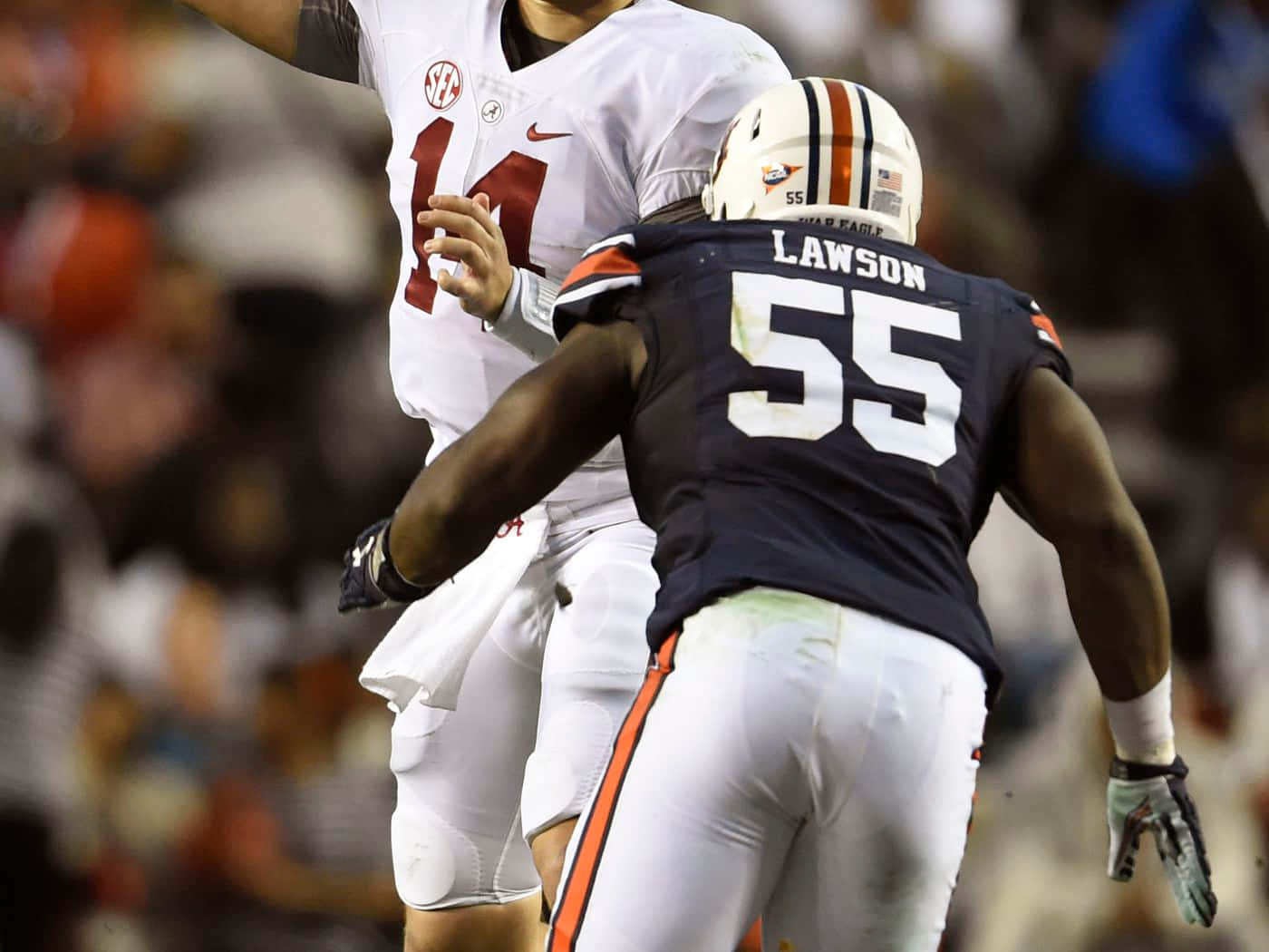 Carl Lawson Vs Tennessee Volunteers