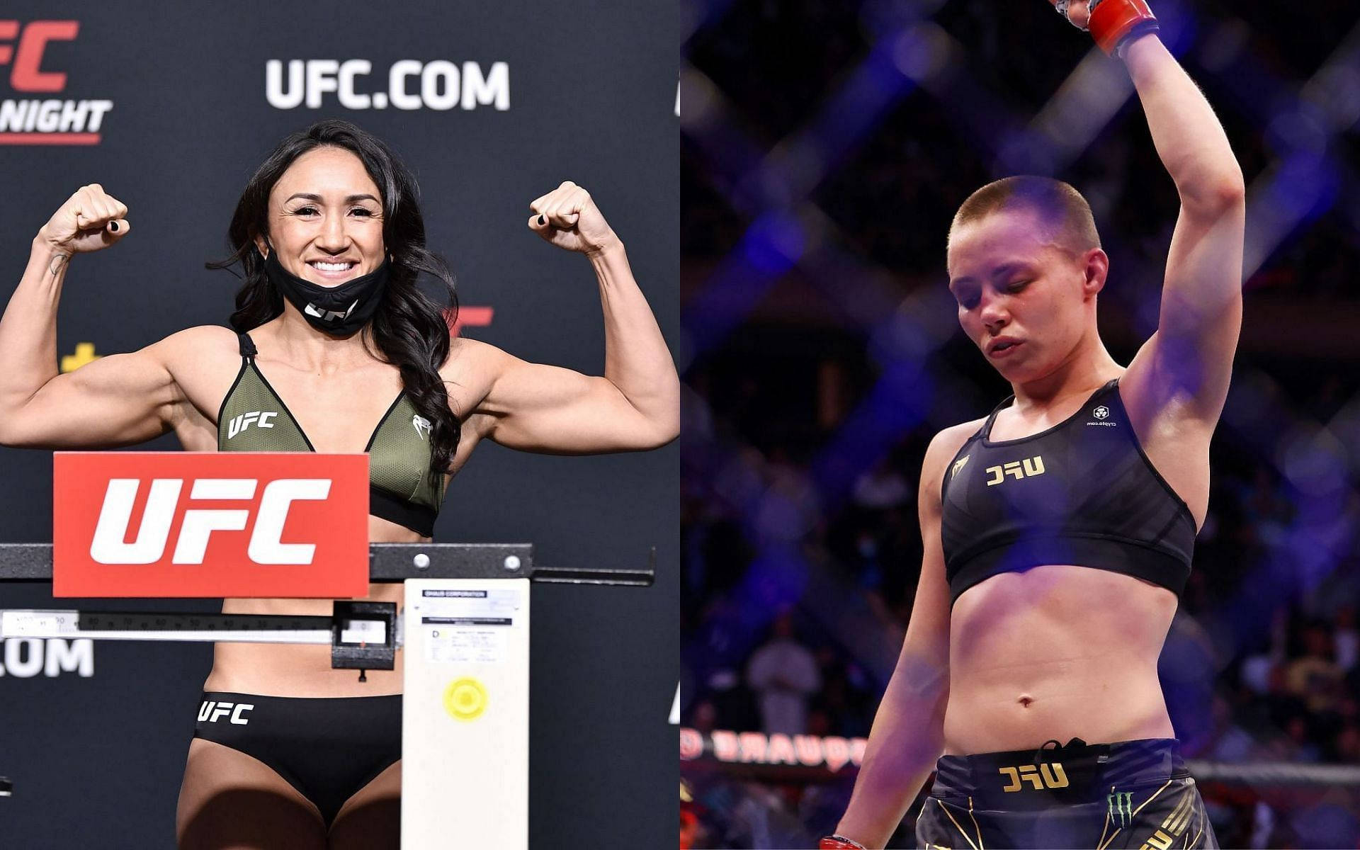 Carla Esparza And Rose Namajunas Background