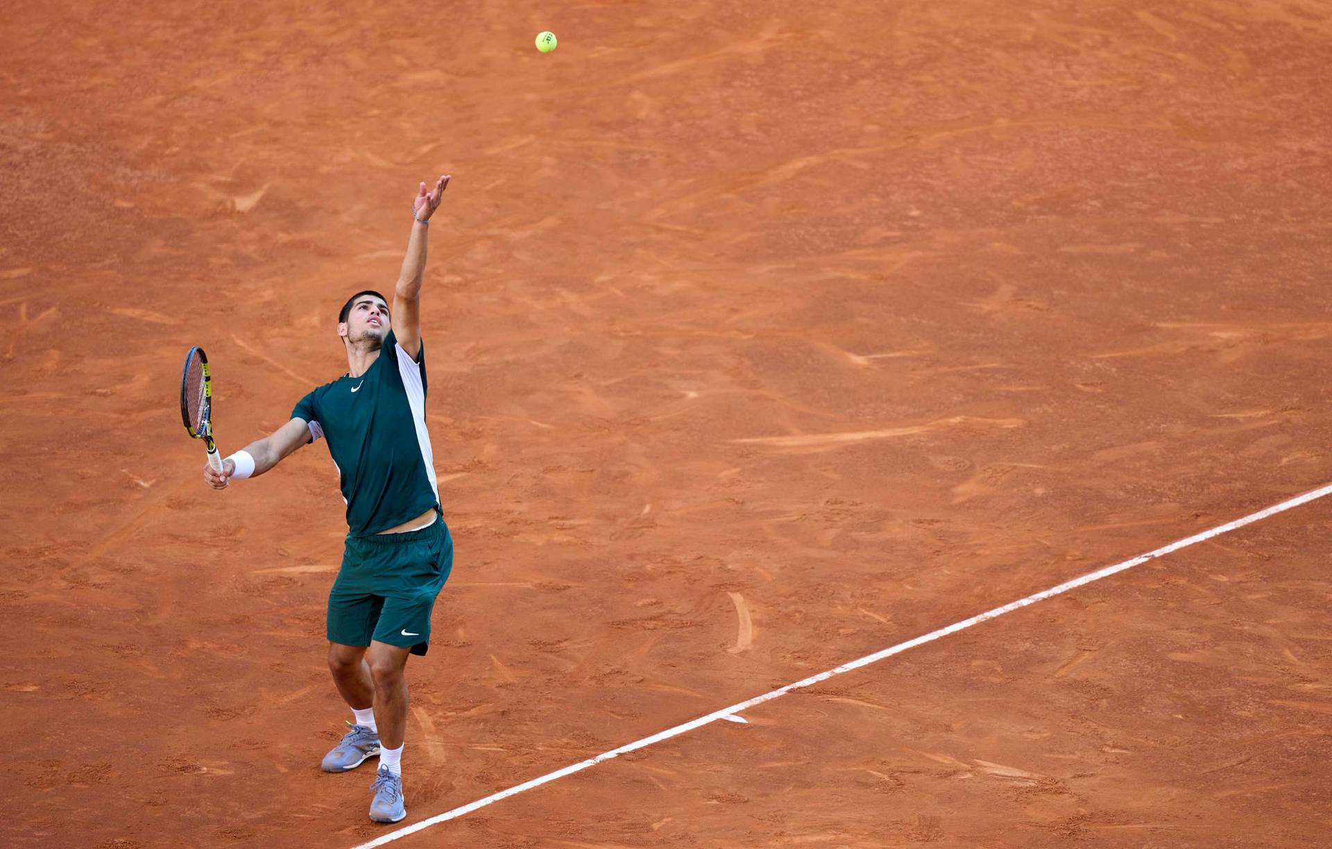 Carlos Alcaraz, The Rising Star Of Spanish Tennis Background