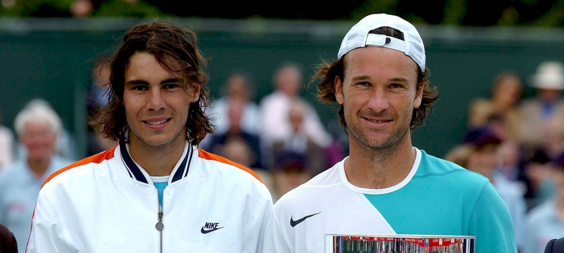 Carlos Moya And Young Nadal