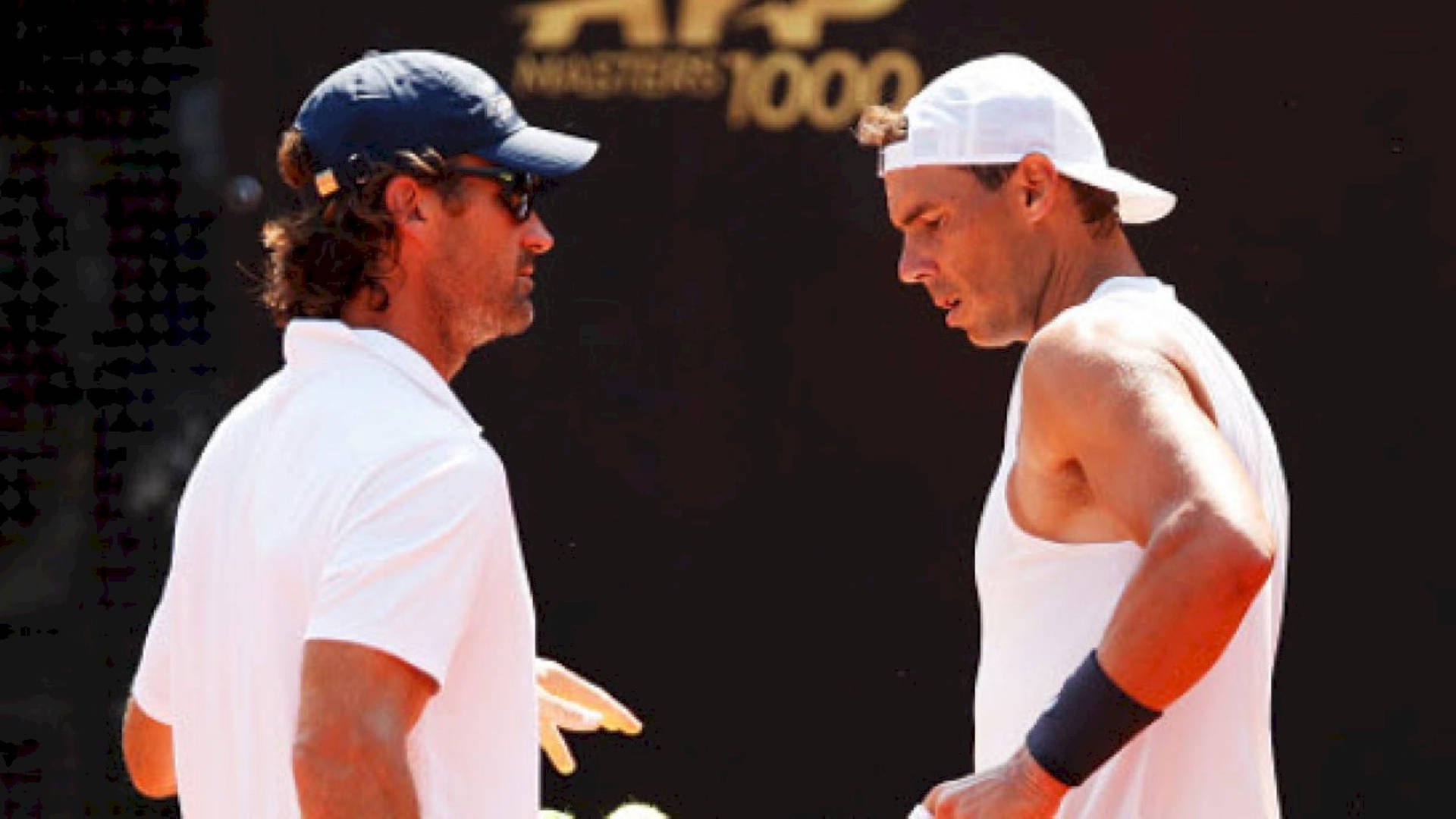 Carlos Moya Facing Rafael Nadal Background