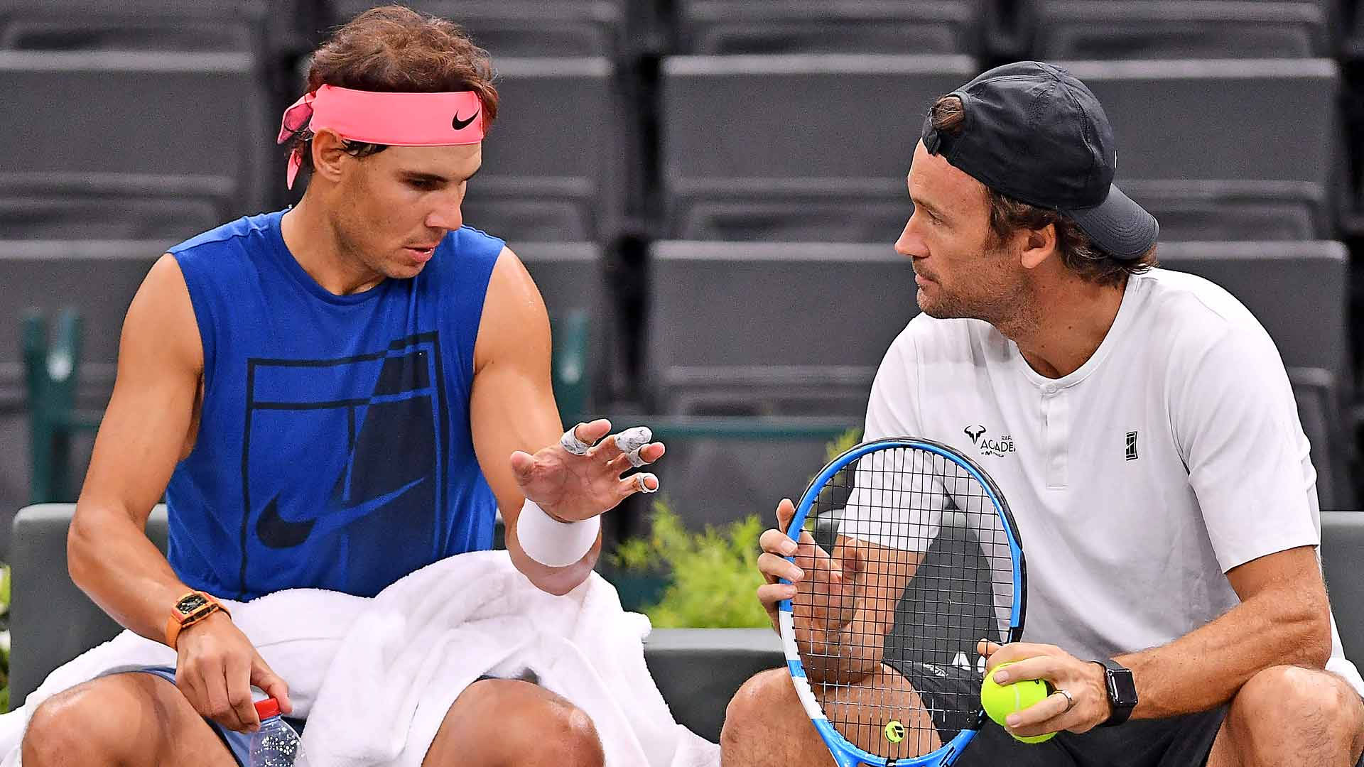 Carlos Moya Listening To Nadal