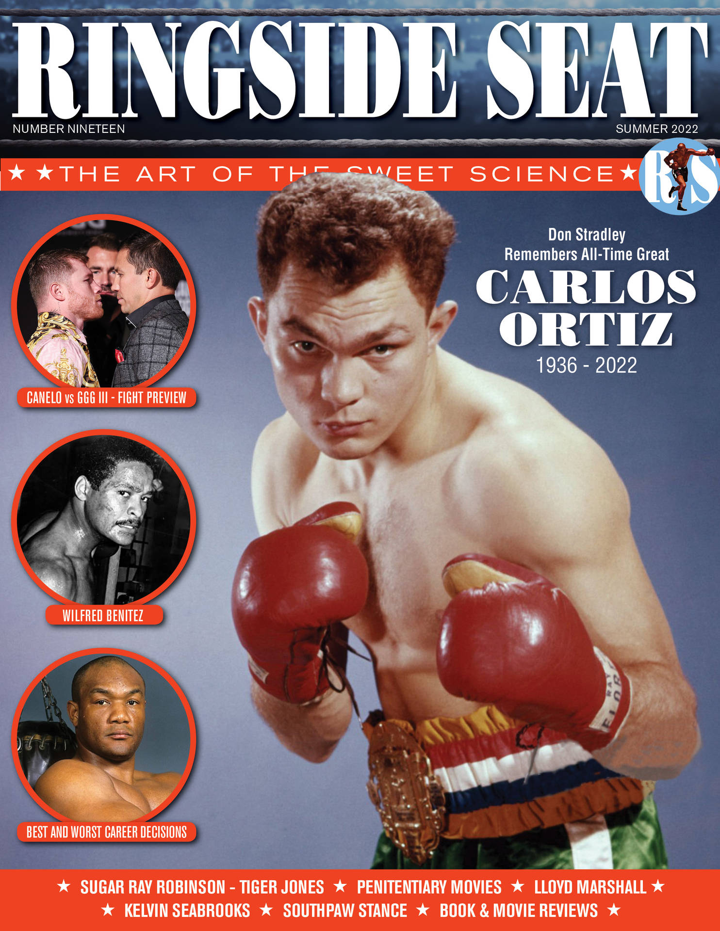 Carlos Ortiz On Ringside Seat Cover Background