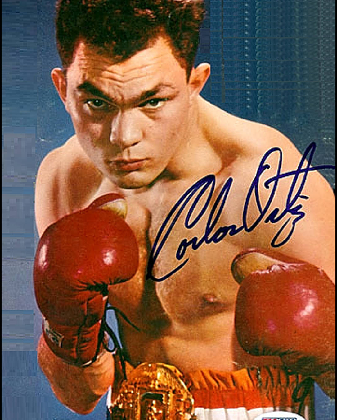 Carlos Ortiz Photo With A Large Autograph