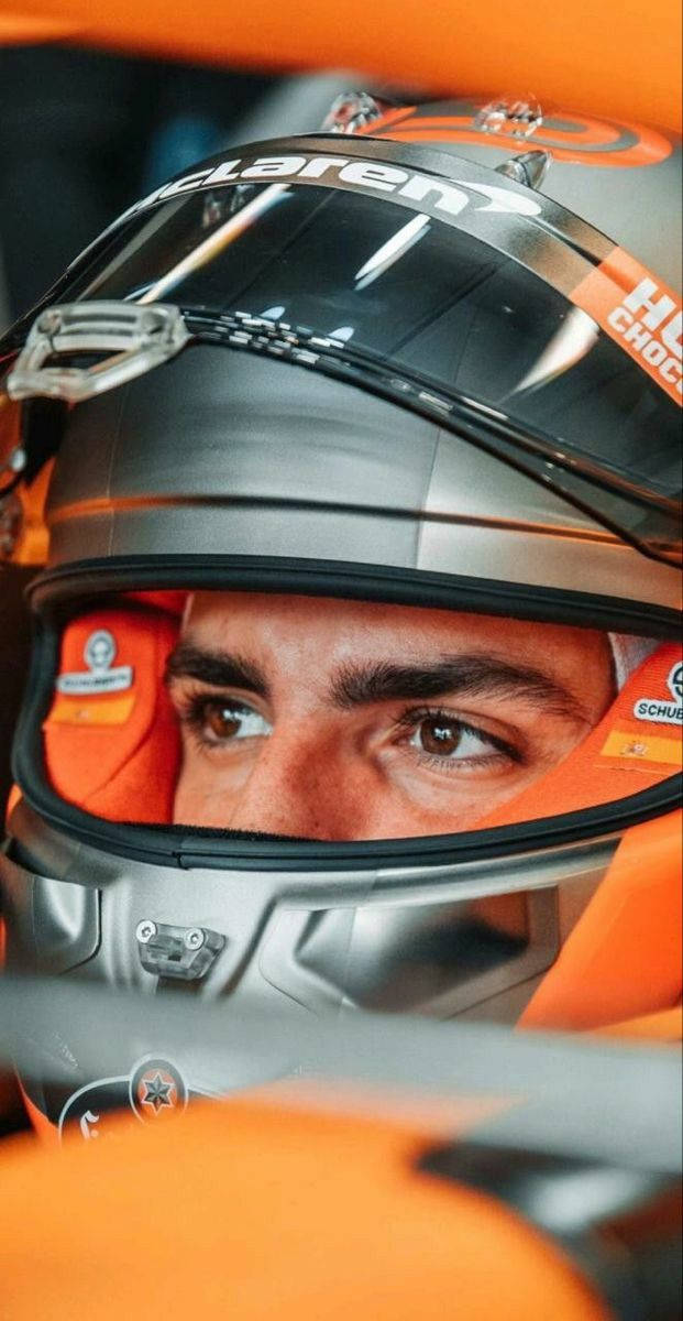 Carlos Sainz Jr Close-up Shot