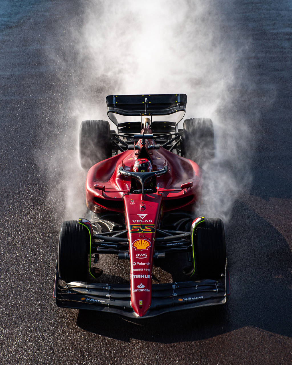 Carlos Sainz Jr. Racing At Miami International Autodrome