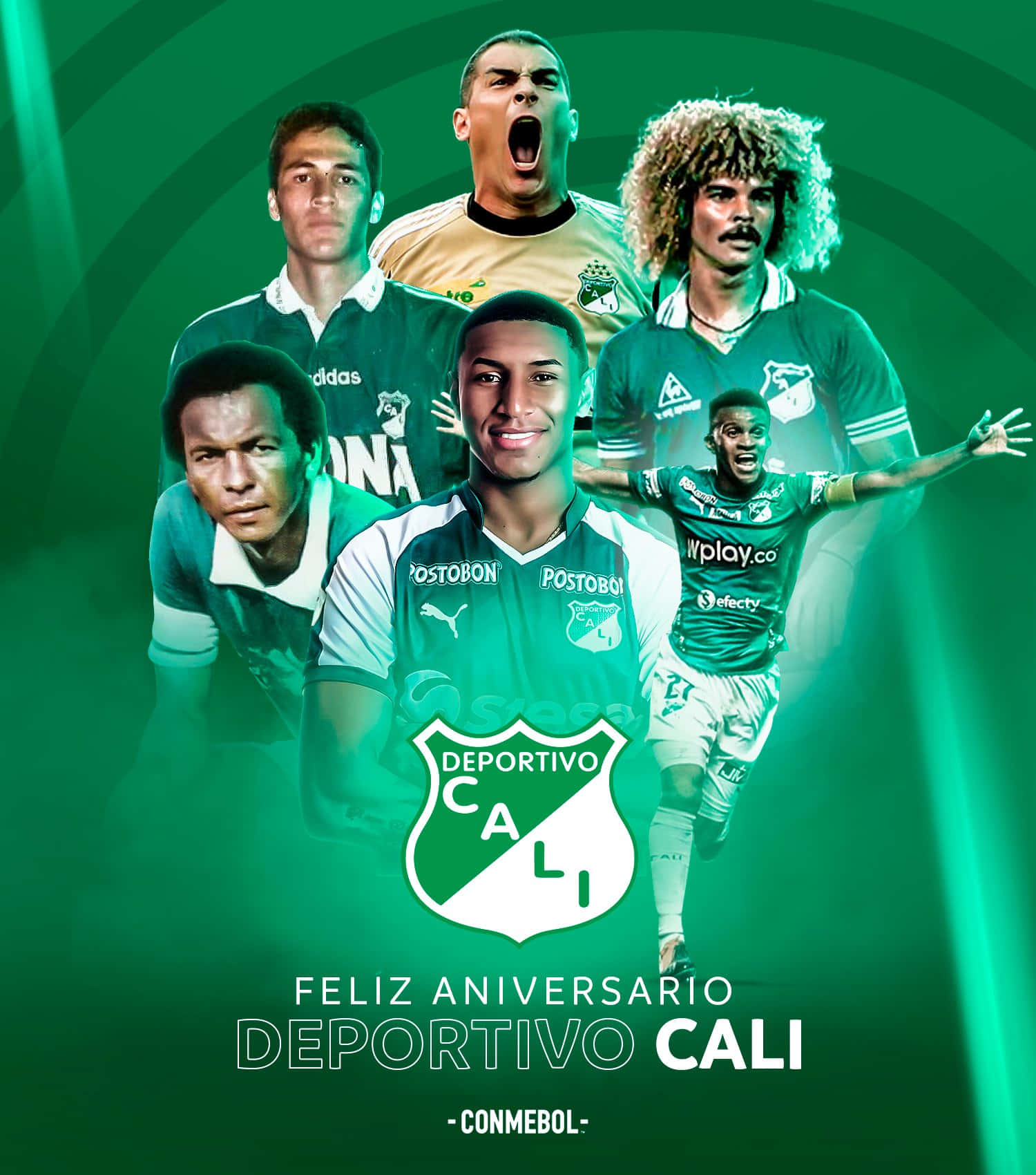 Carlos Valderrama Deportivo Cali Background