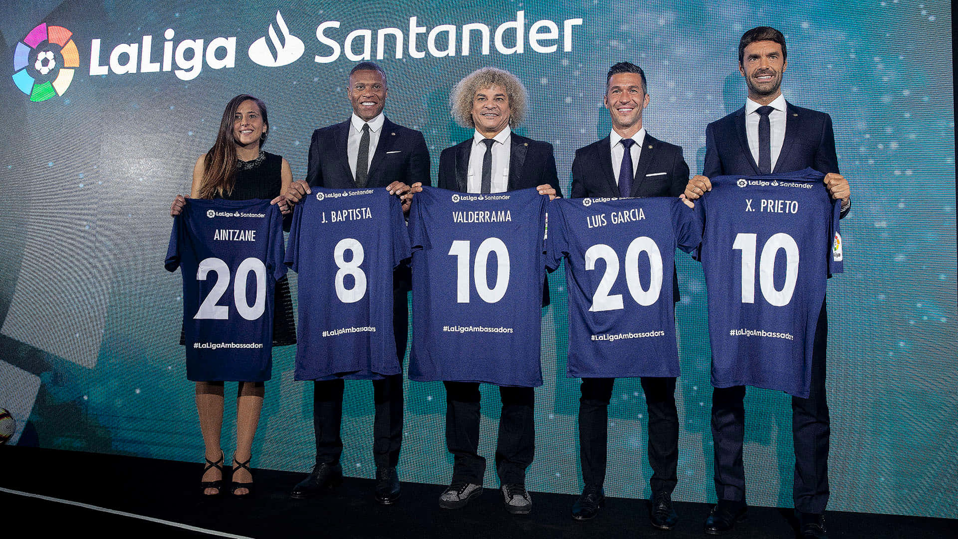 Carlos Valderrama Laliga Ambassador Background
