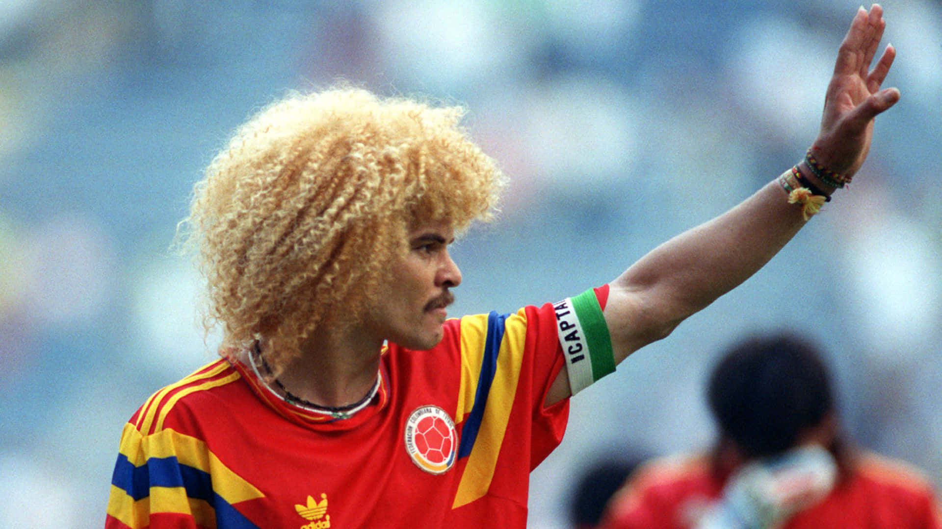 Carlos Valderrama Waving Background