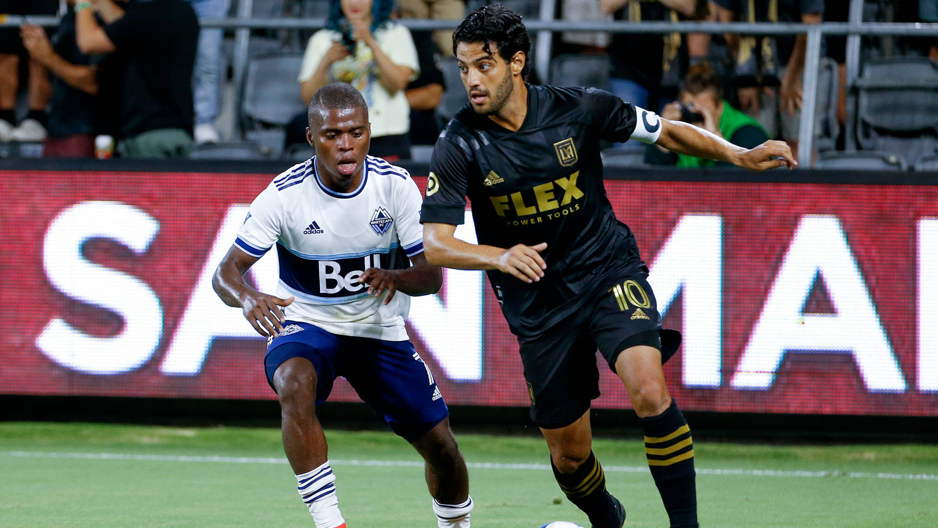 Carlos Vela Against Vancouver Whitecaps Background