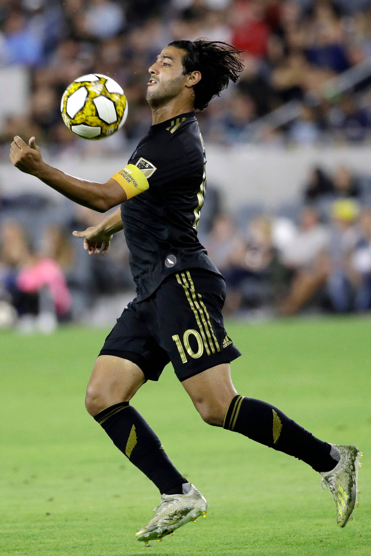 Carlos Vela Chest Receive Los Angeles Fc Background