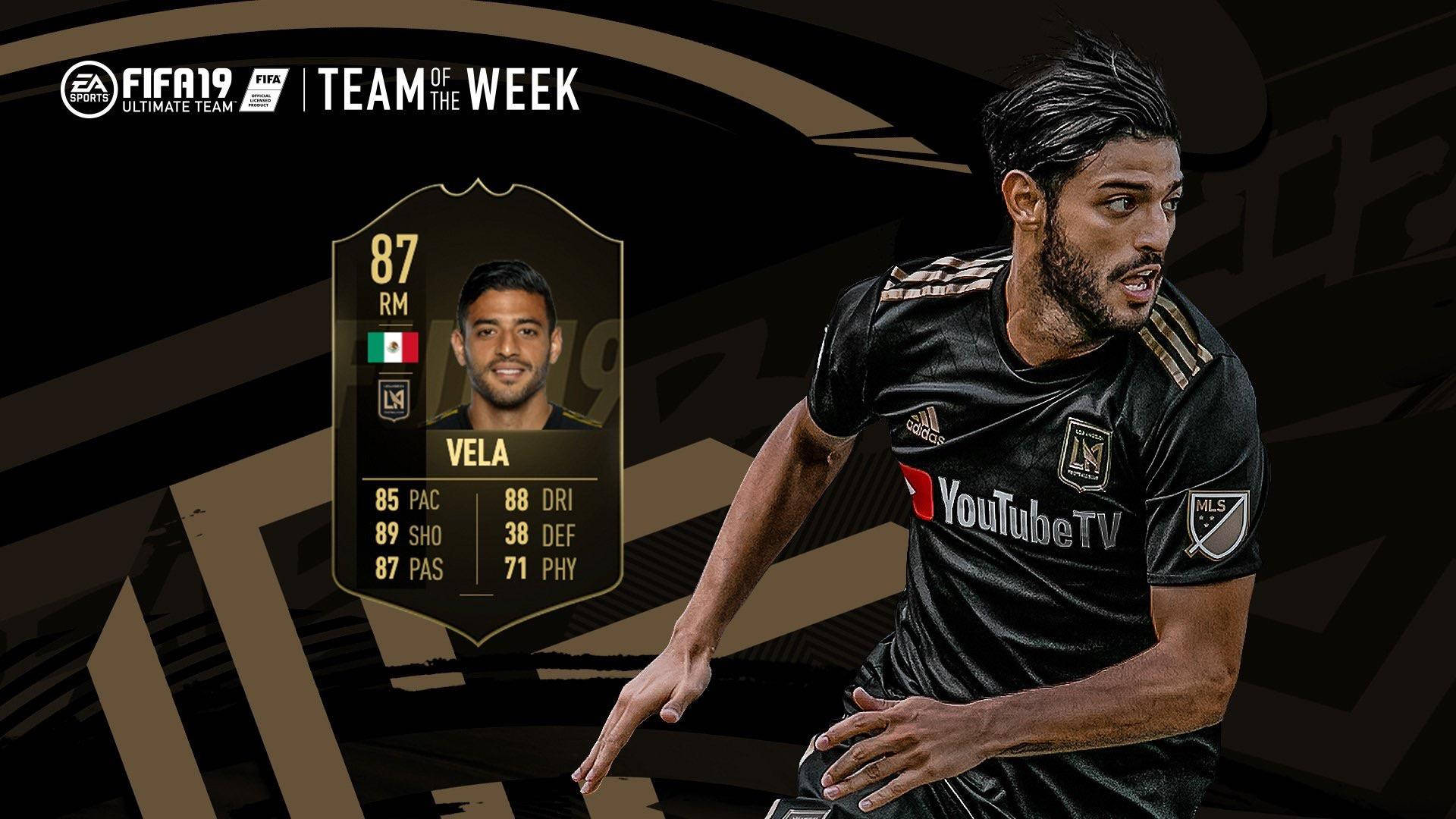 Carlos Vela Fifa 19 Stats