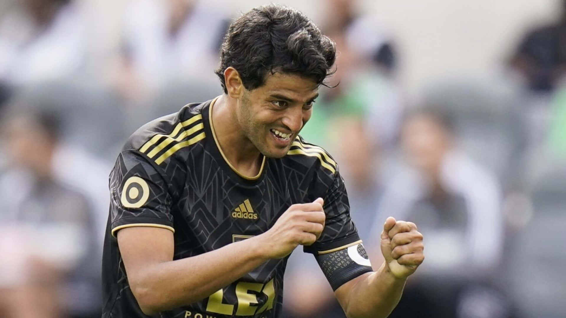 Carlos Vela In Los Angeles Fc Versus Colorado Rapids 2022 Background