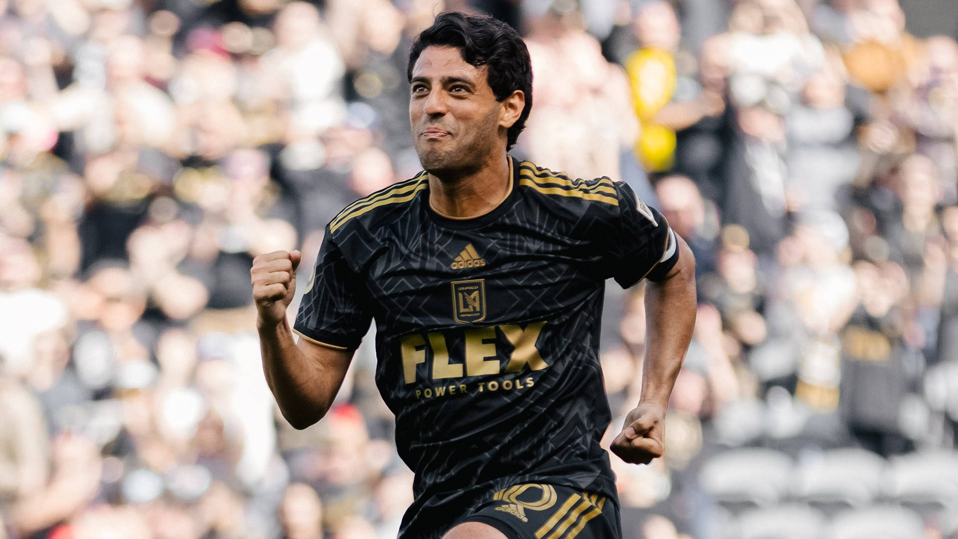 Carlos Vela Los Angeles Fc Awkward Running Background