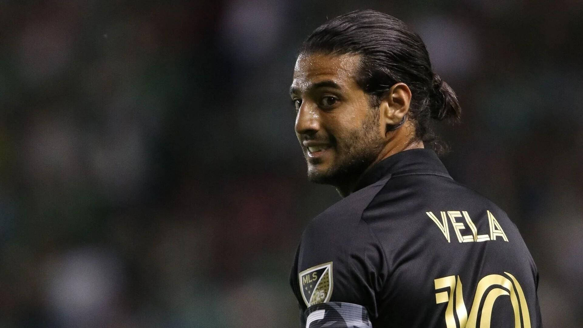 Carlos Vela Los Angeles Fc Awkward Smile Background