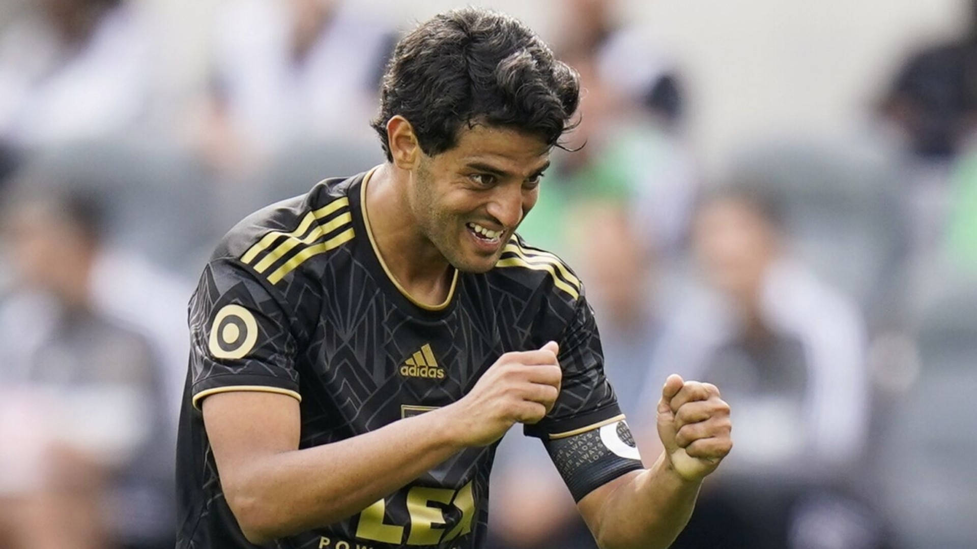 Carlos Vela Los Angeles Fc Celebration Background