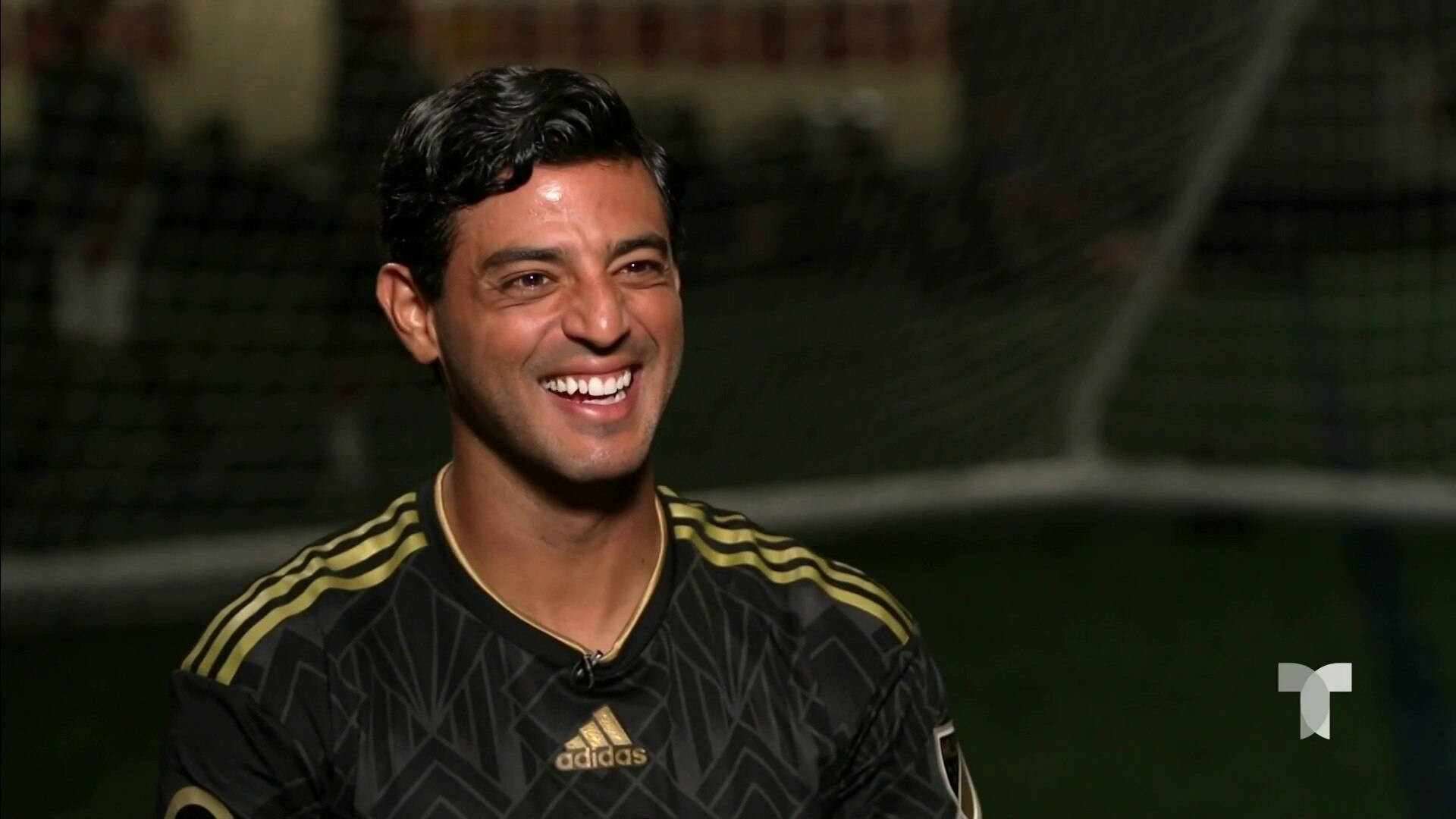 Carlos Vela Los Angeles Fc Smiling Interview Background