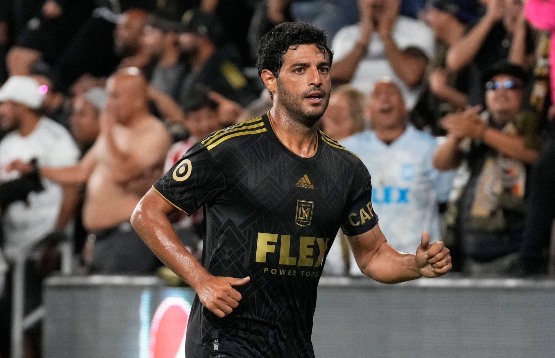 Carlos Vela Los Angeles Fc Sweating