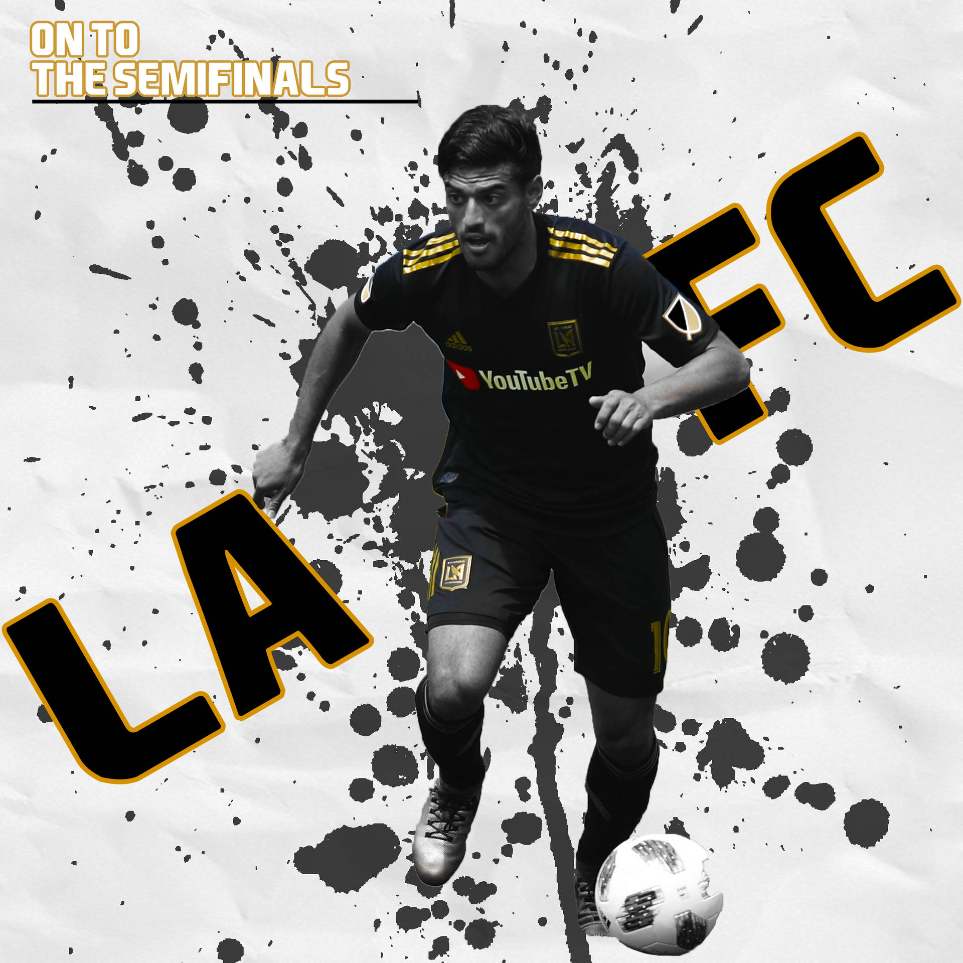 Carlos Vela Semifinals Fan Art Poster Background