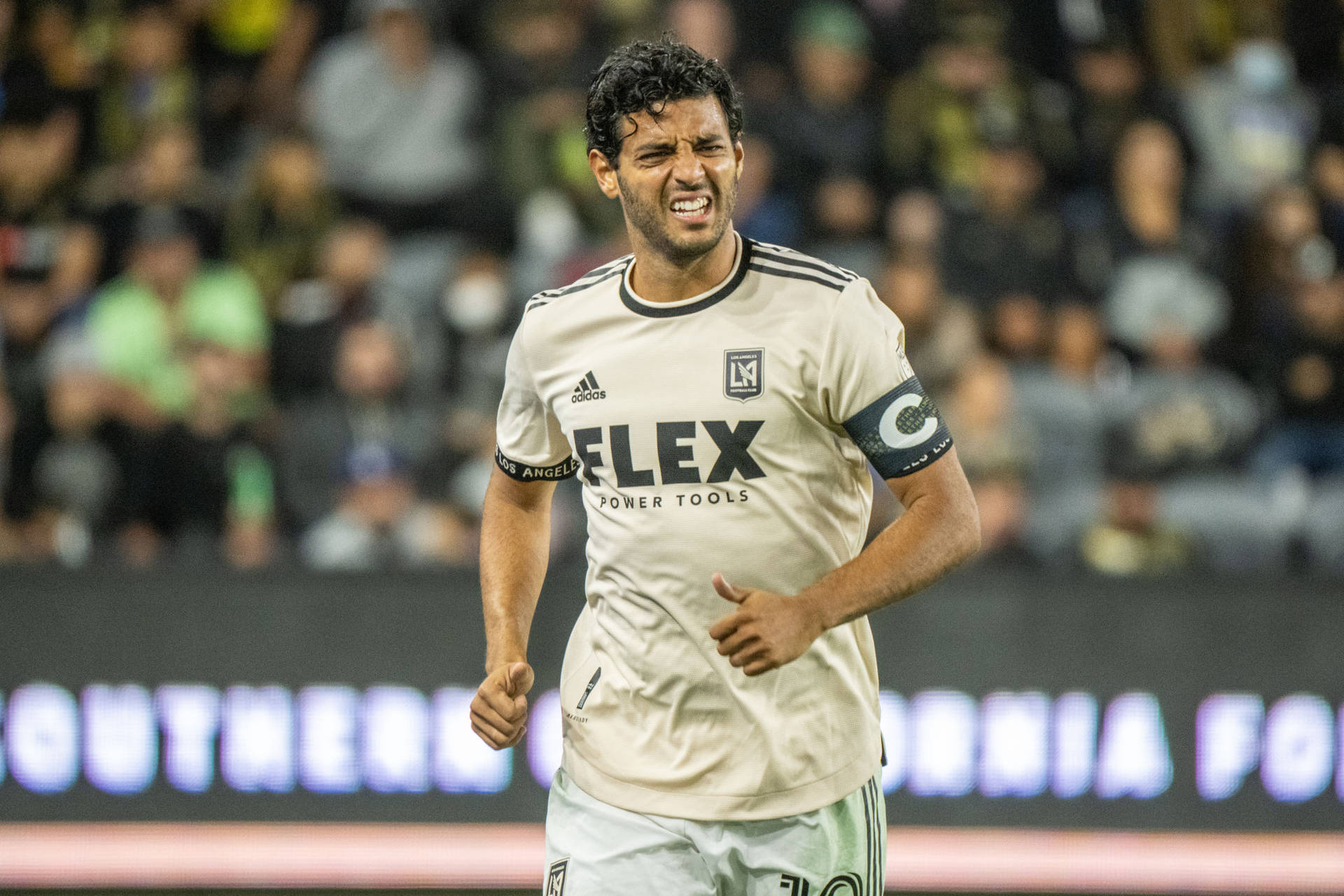 Carlos Vela White Los Angeles Fc Hurt Background