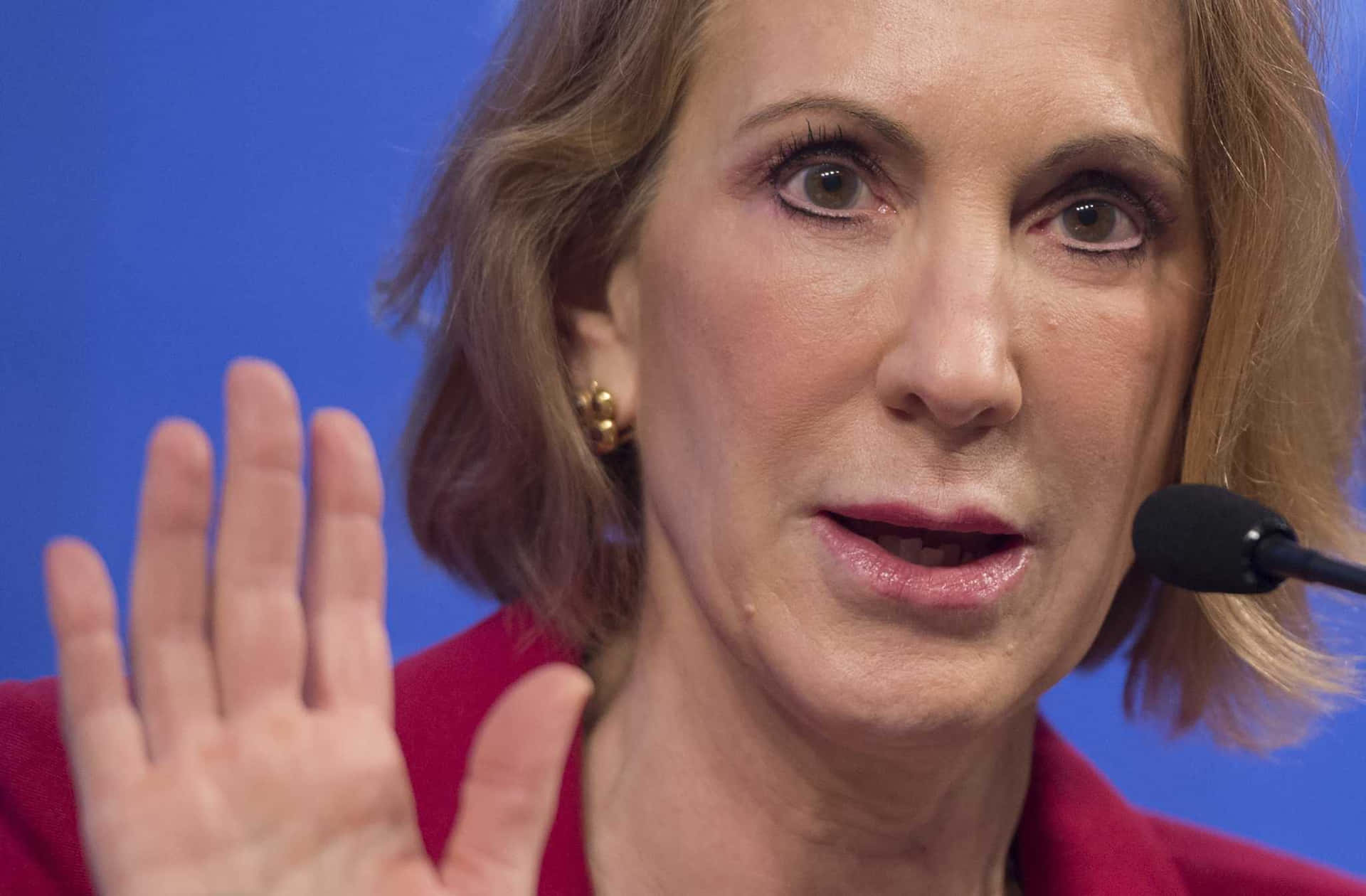 Carly Fiorina Close-up Photo Background