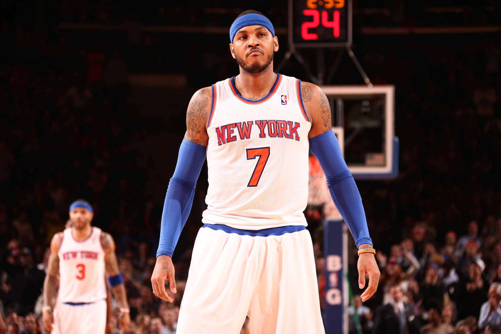 Carmelo Anthony Knicks Game Face