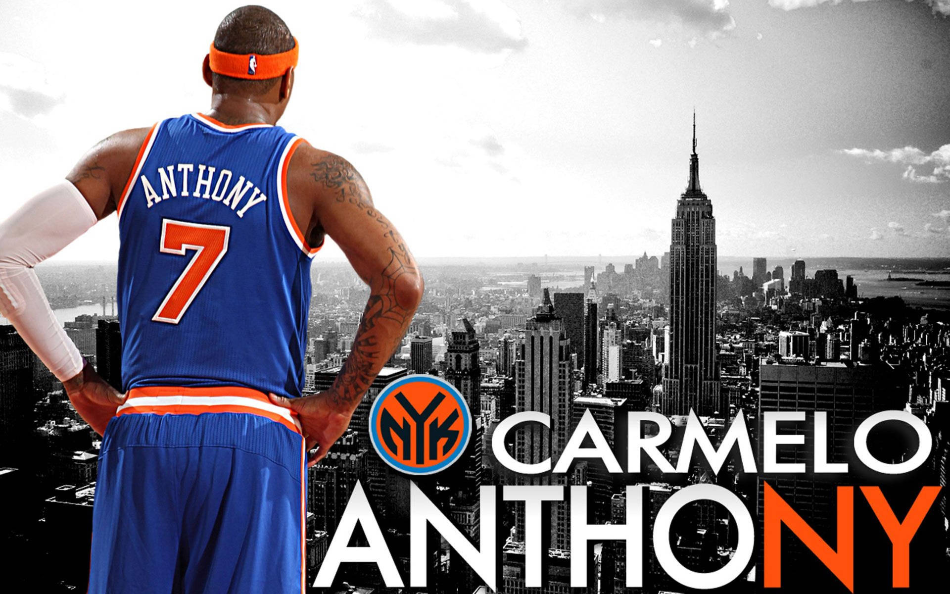 Carmelo Anthony Knicks Poster Background