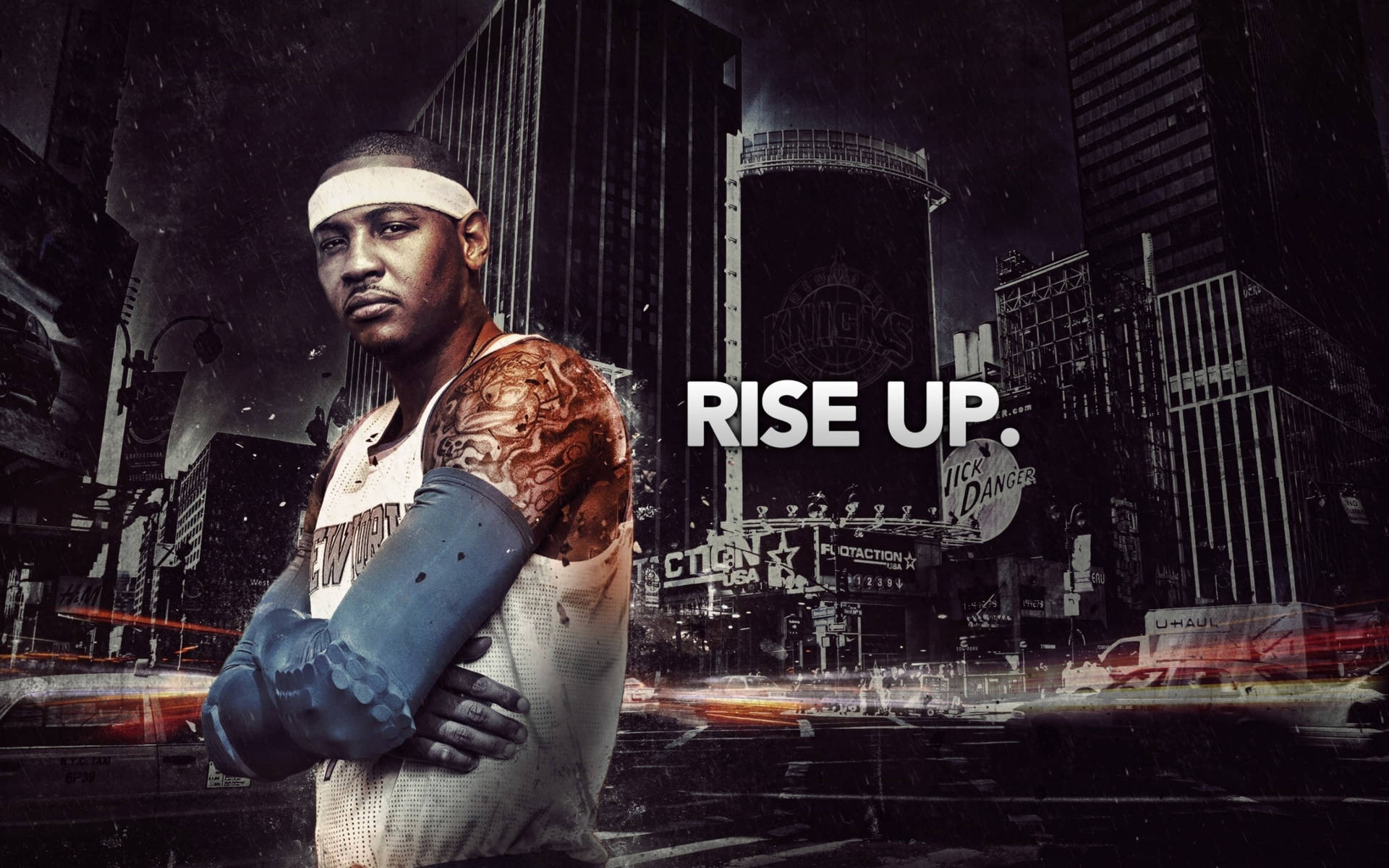 Carmelo Anthony Knicks Rise Up