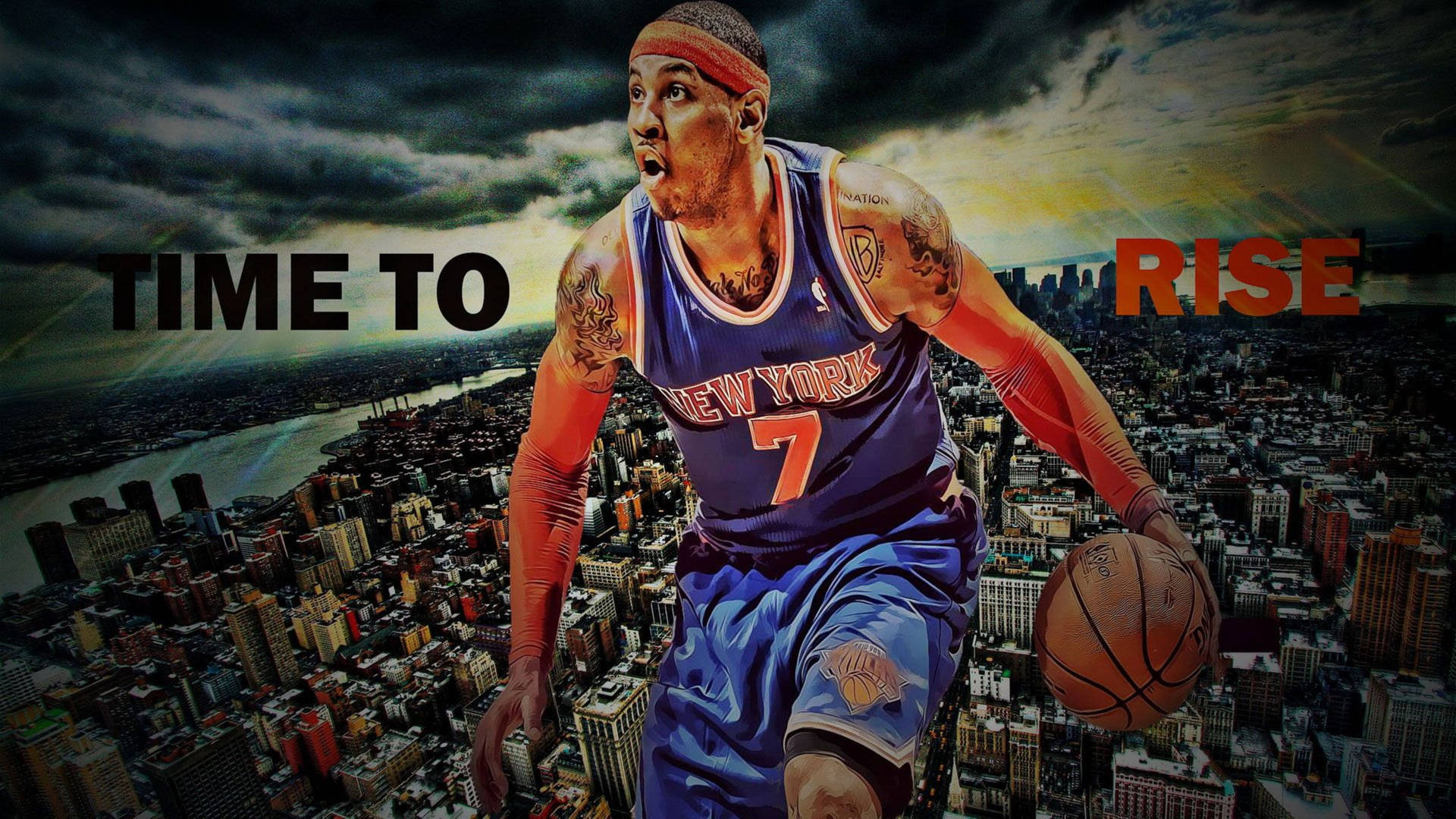 Carmelo Anthony Time To Rise Background
