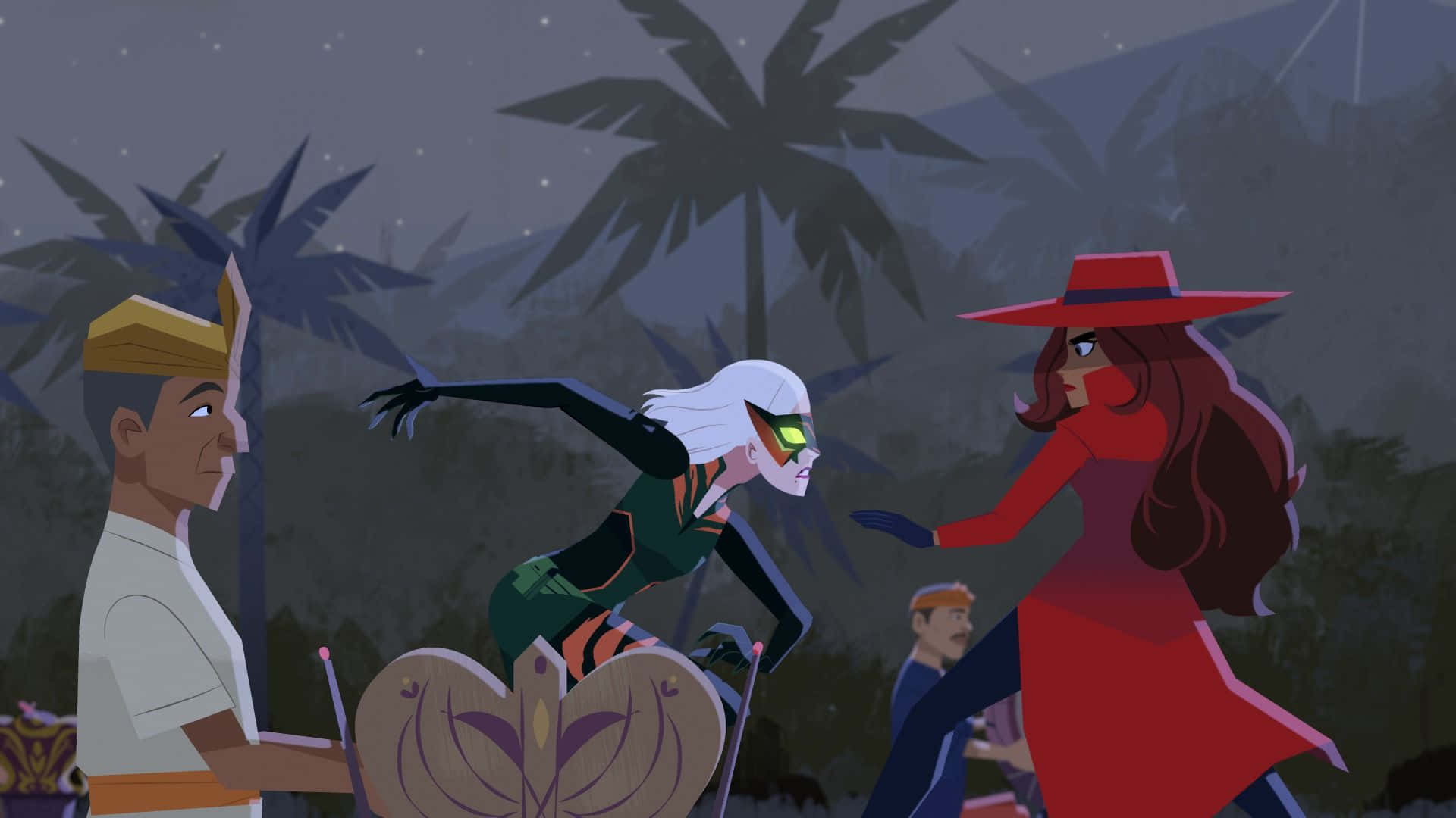 Carmen Sandiego Background