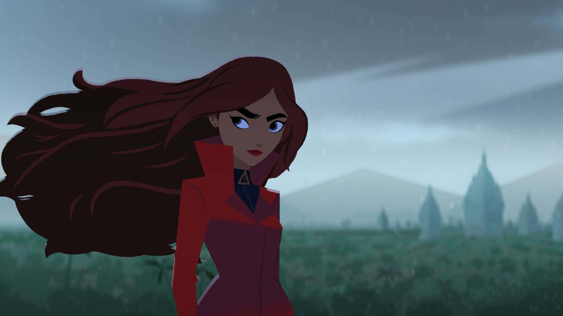 Carmen Sandiego Outsmarting Her Foes. Background