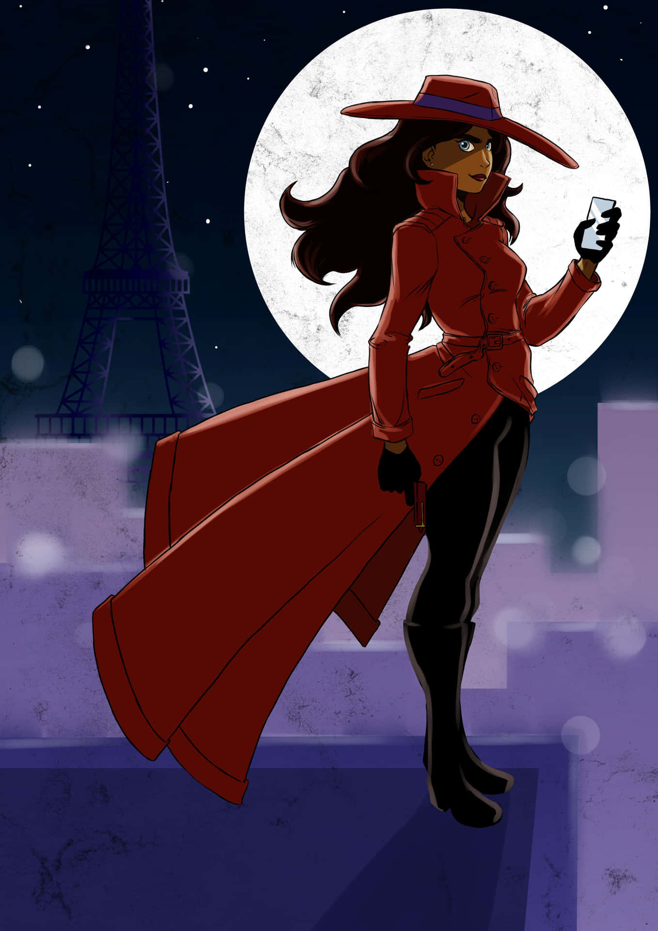 Carmen Sandiego Tracking A Clue Around The World Background