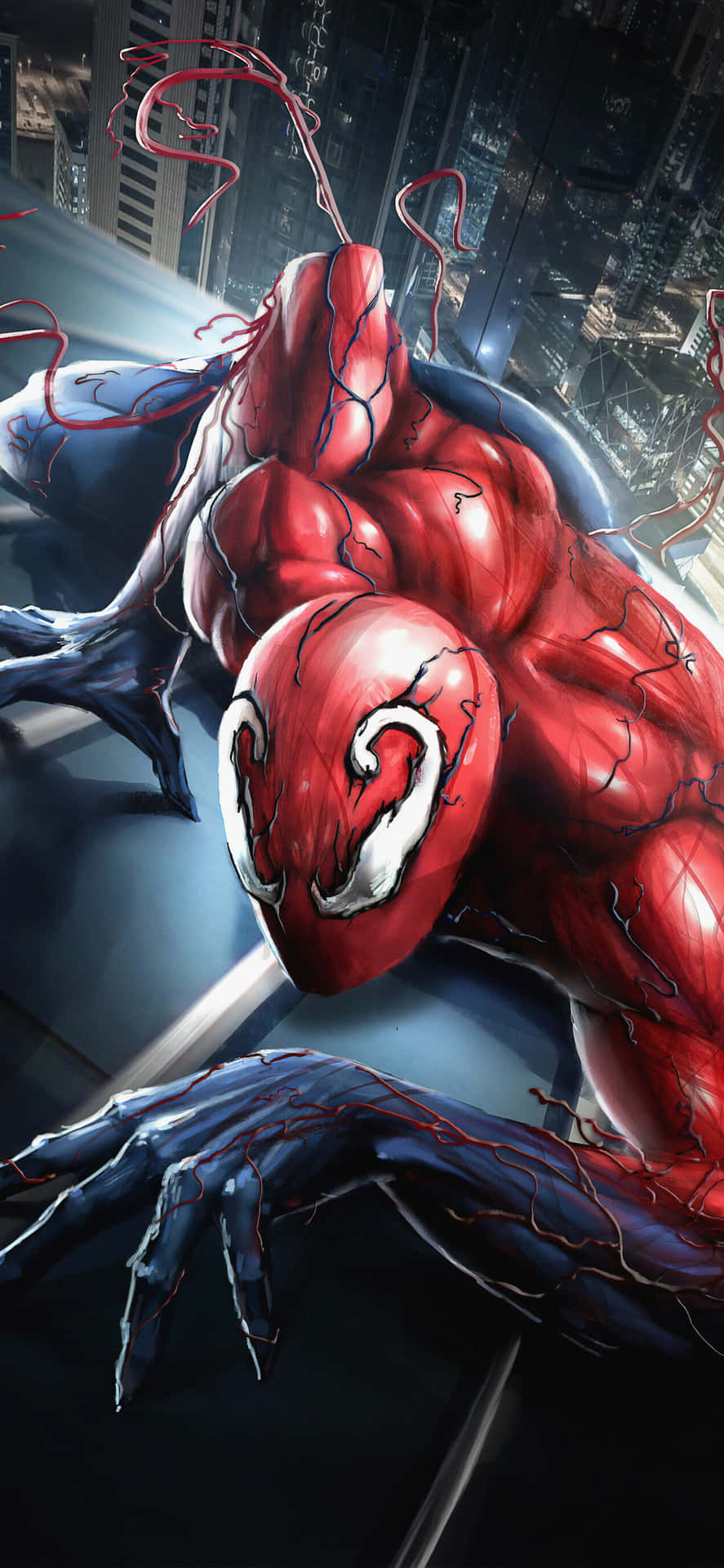 Carnage Takes Hold - Spider Carnage Background