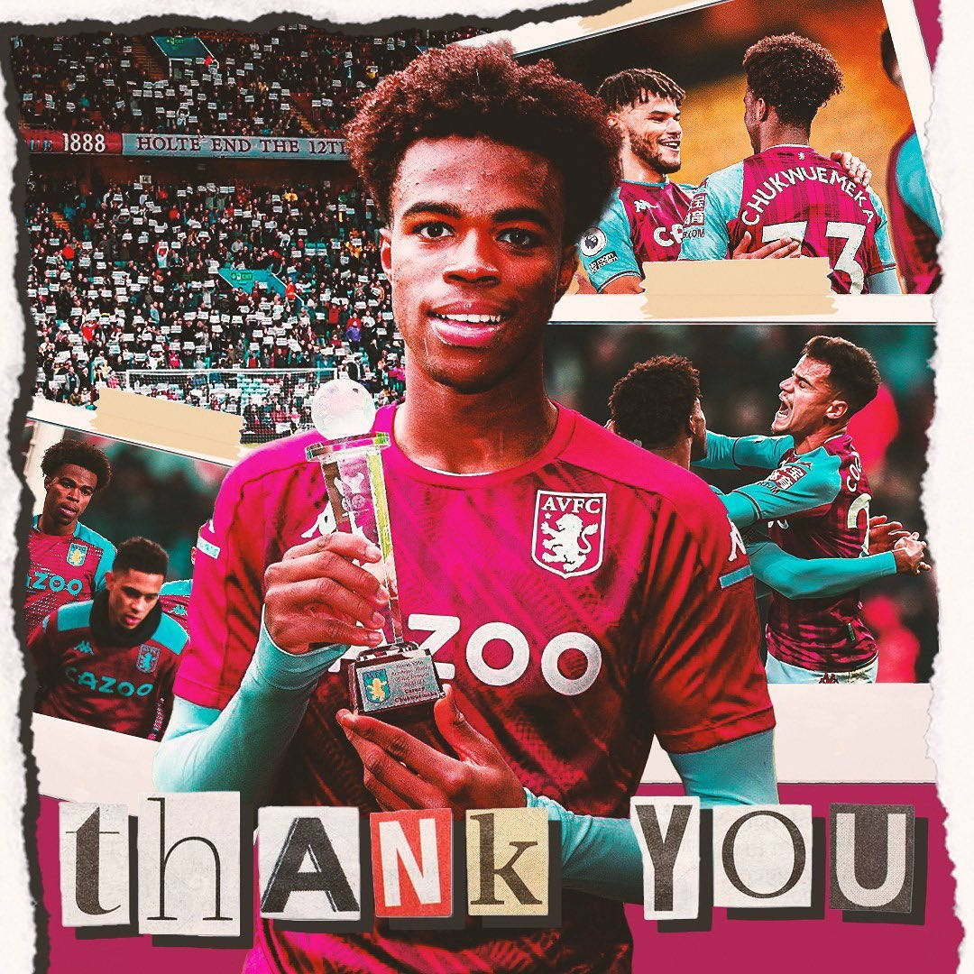 Carney Chukwuemeka Aston Villa Fc Collage Background