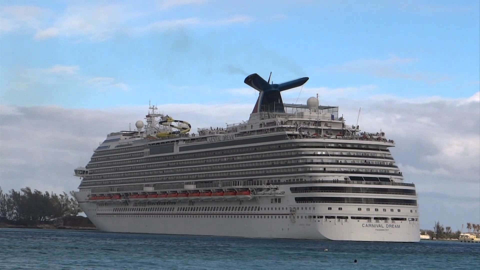 Carnival Dream Cruise Ship Departure Background