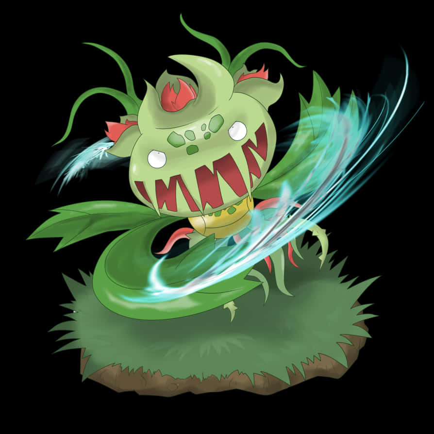 Carnivine Using Vine Whip Background