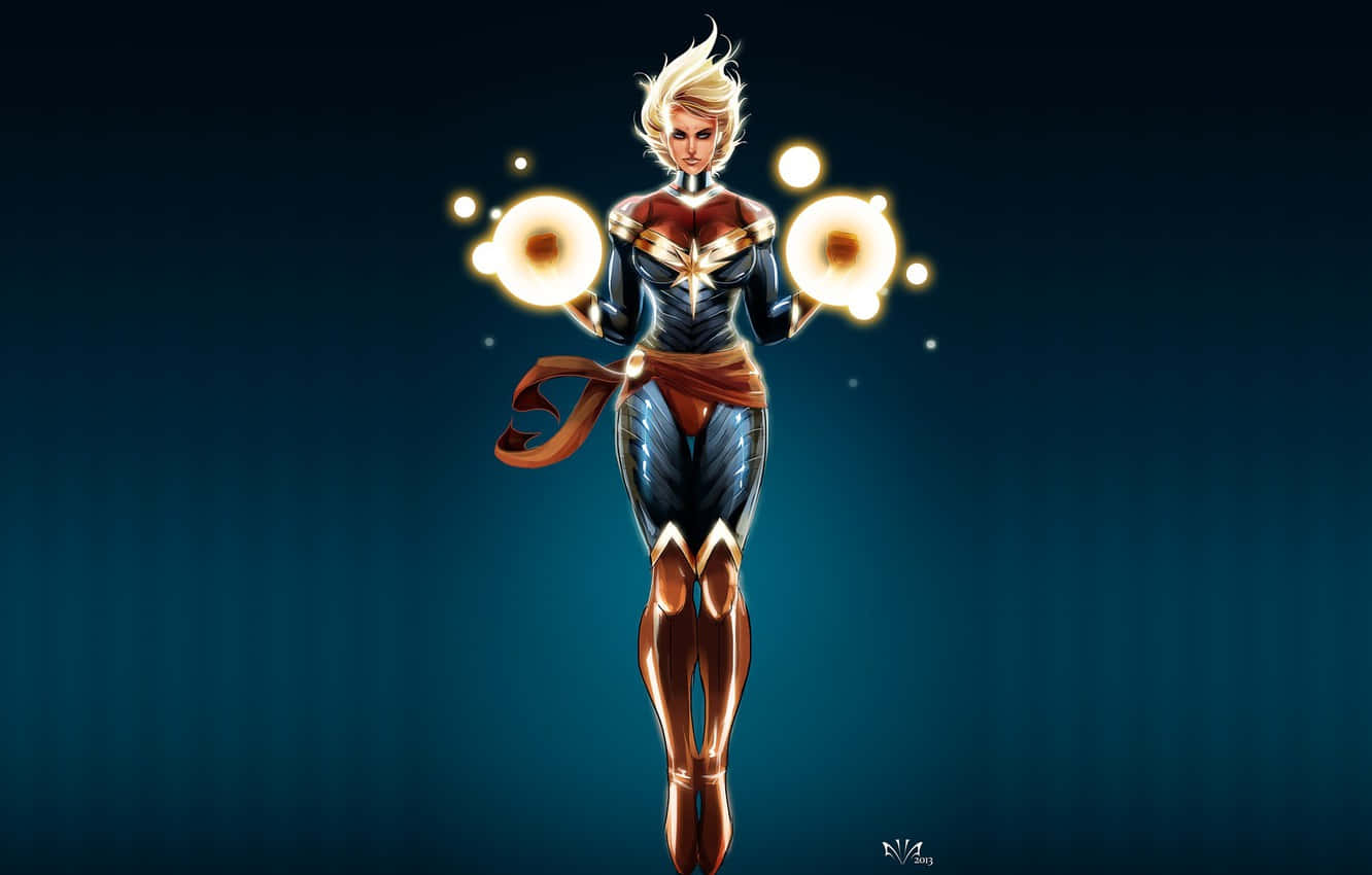 Carol Danvers, A.k.a. Captain Marvel, Is Ready For The Sequel Background