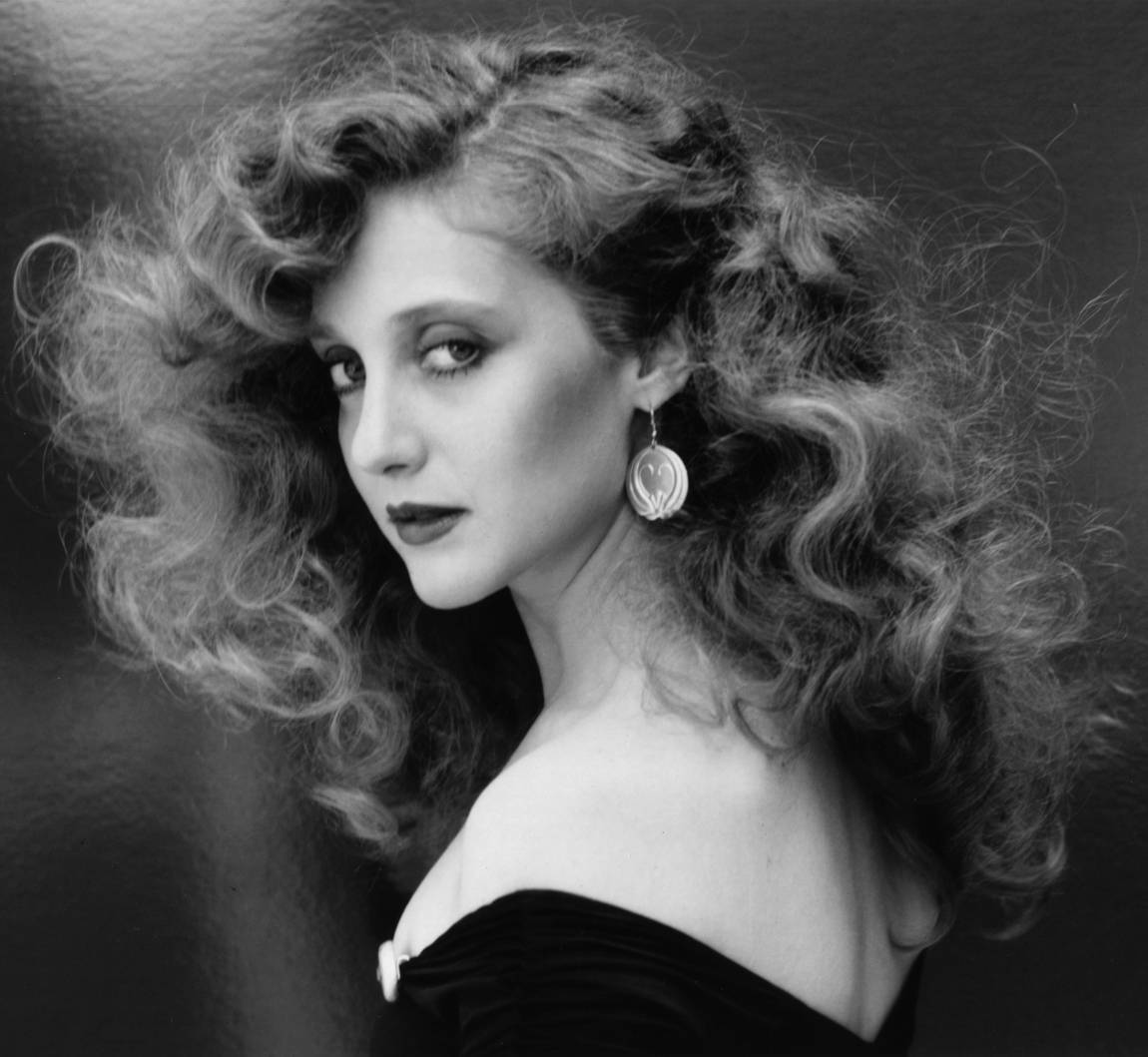 Carol Kane Monochrome Portrait Background