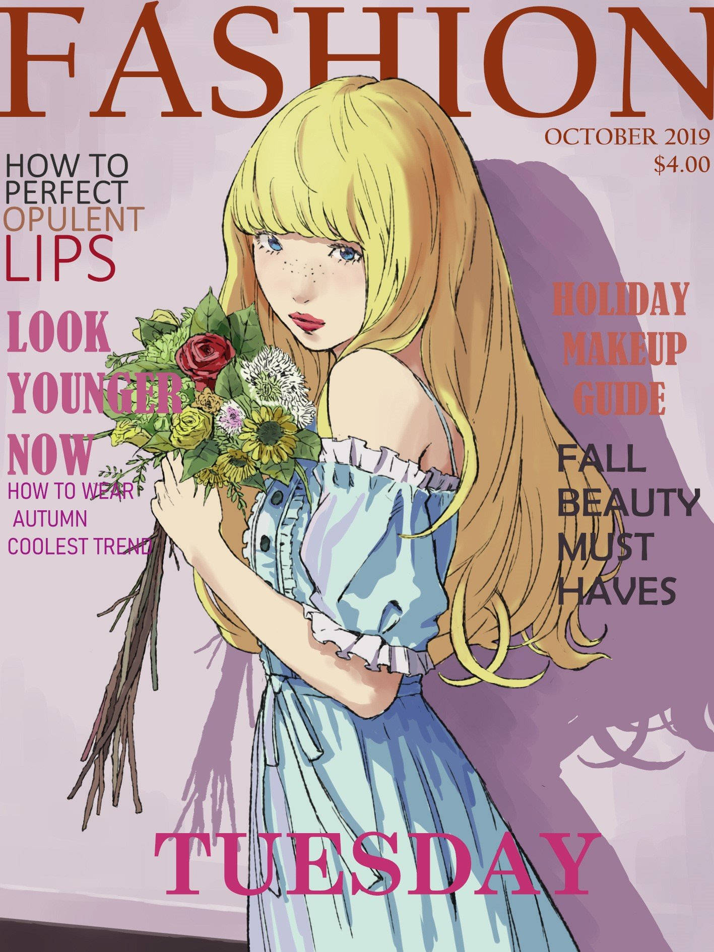 Carole And Tuesday Fashion Cover Background