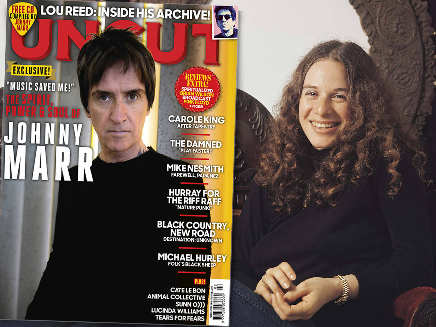 Carole King And Johnny Marr Magazine