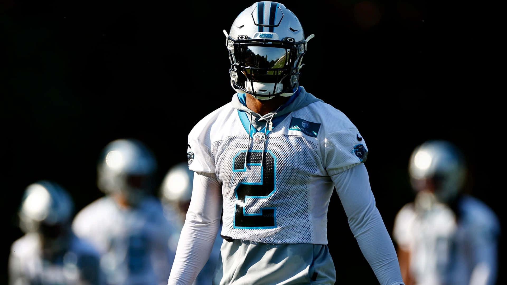 Carolina Panthers Dj Moore Panthers Training Camp Background