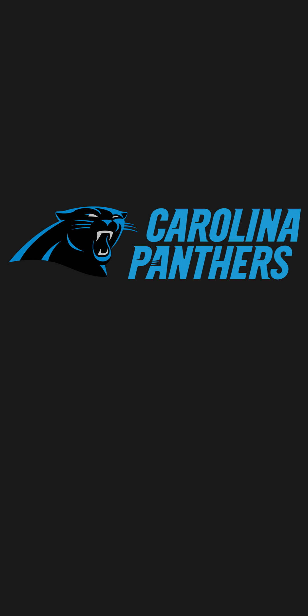 Carolina Panthers Logo And Name Background