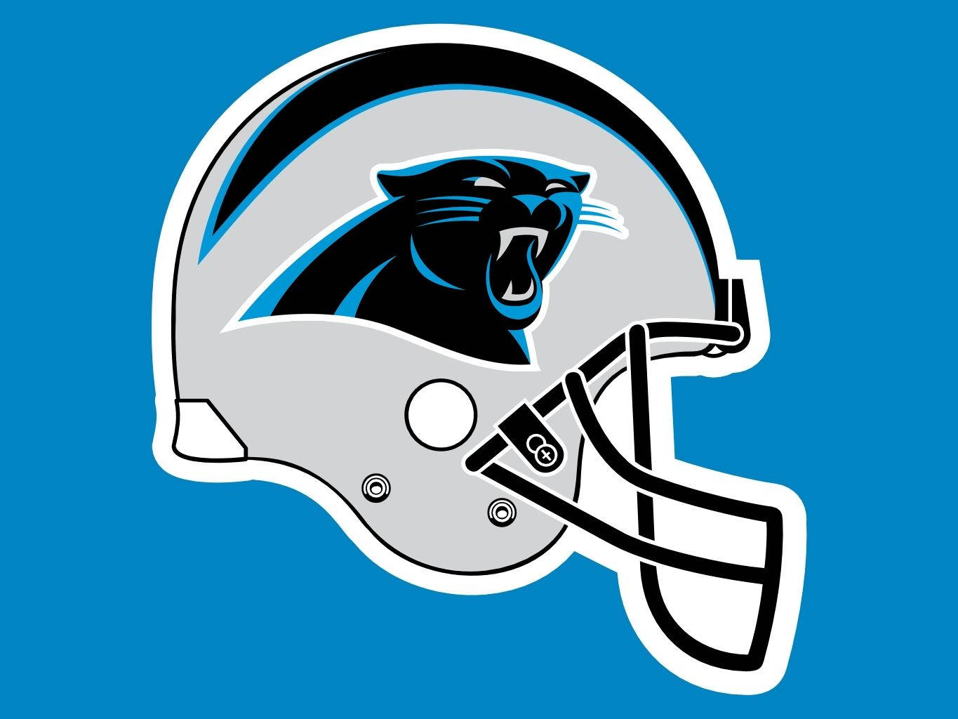 Carolina Panthers Logo On Head Gear Background